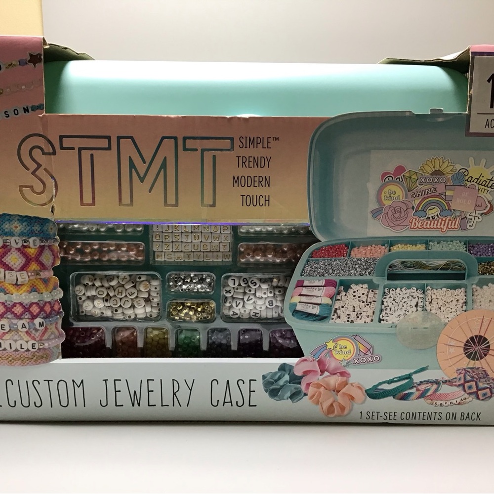 NEW Stmt DIY Custom Jewelry With Storage Case Creat 100+ Accessories 8+